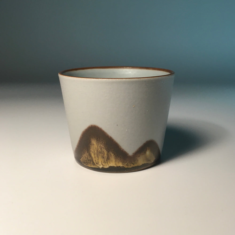 Tea Hill - Handmade Ceramic Cup - 60 ml |  تلة الشاي - كوب خزفي يدوي الصنع - 60 مل
